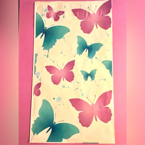 20 - 6 X 9 Butterfly Blue & Purple Poly Mailers - Picture 5 of 6